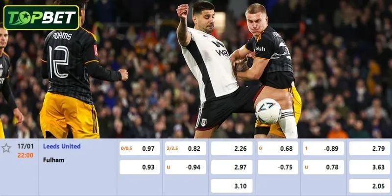 Ty Le Keo Chi Tiet Cho Tran Dau Leeds United Vs Fulham