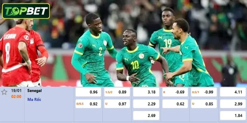 Ty Le Keo Chi Tiet Cho Tran Dau Senegal Vs Ma Roc