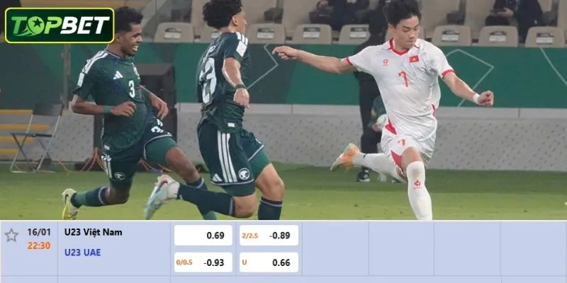 Ty Le Keo Chi Tiet Cho Tran Dau U23 Viet Nam Vs U23 Uae